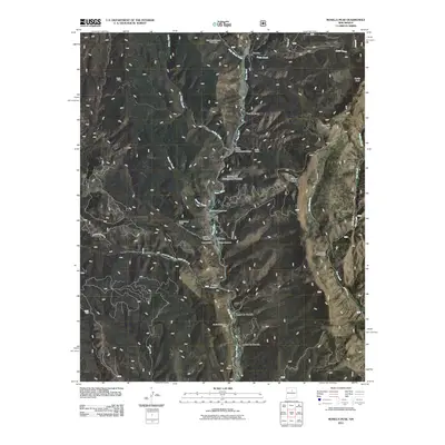 2011 Map of Rosilla Peak, 2011 Print
