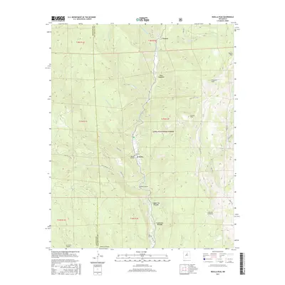 2017 Map of Rosilla Peak, 2017 Print