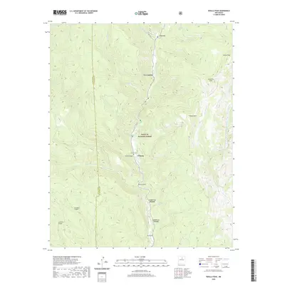 2020 Map of Rosilla Peak, 2020 Print