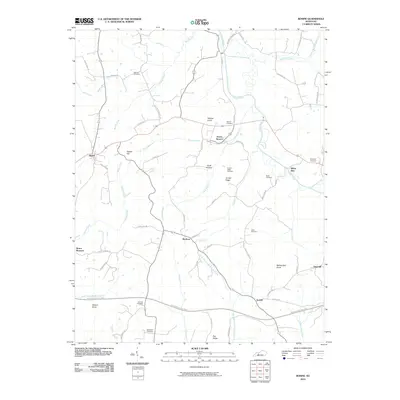2010 Map of Rosine, 2010 Print