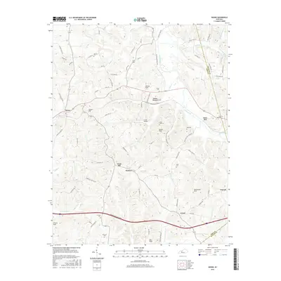 2016 Map of Rosine, 2016 Print