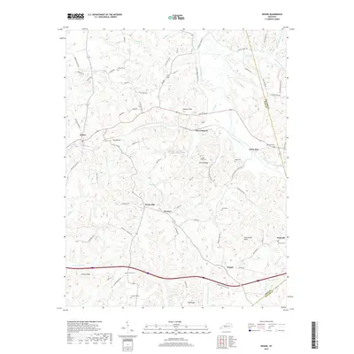 2019 Map of Rosine, 2019 Print