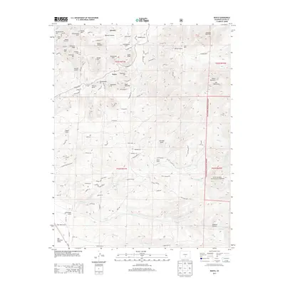 2013 Map of Rosita, 2013 Print