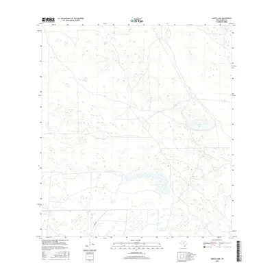 2016 Map of Rosita Lake, 2016 Print