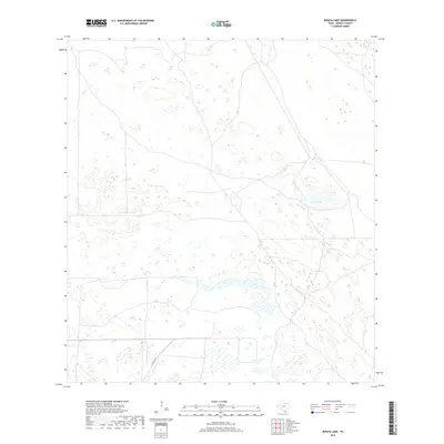 2019 Map of Rosita Lake, 2019 Print