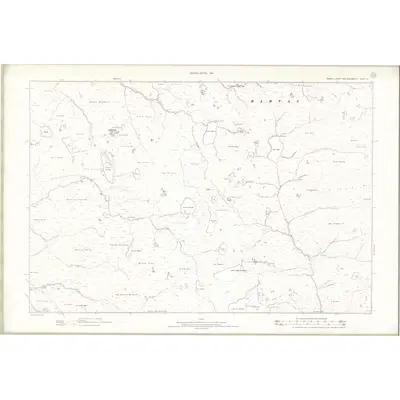 1895 Map of Ross and Cromarty - Isle of Lewis Sheet IX, 1898 Print