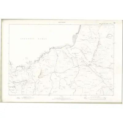 1895 Map of Ross and Cromarty - Isle of Lewis Sheet VIII, 1898 Print