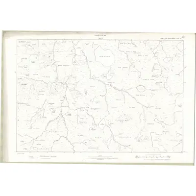 1895 Map of Ross and Cromarty - Isle of Lewis Sheet XIII, 1898 Print