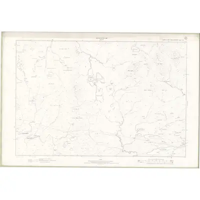 1895 Map of Ross and Cromarty - Isle of Lewis Sheet XIX, 1898 Print