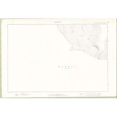 1895 Map of Ross and Cromarty - Isle of Lewis Sheet XL, 1899 Print