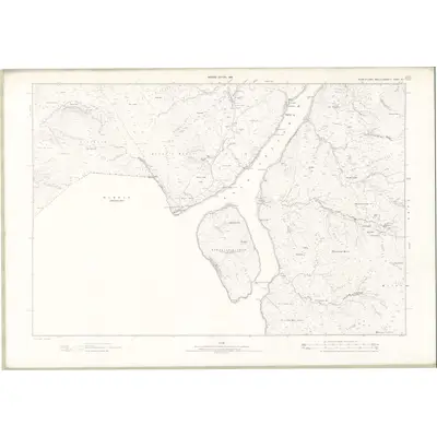 1895 Map of Ross and Cromarty - Isle of Lewis Sheet XLI, 1899 Print