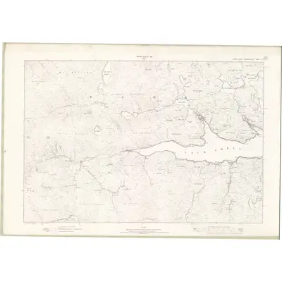 1895 Map of Ross and Cromarty - Isle of Lewis Sheet XLII, 1898 Print