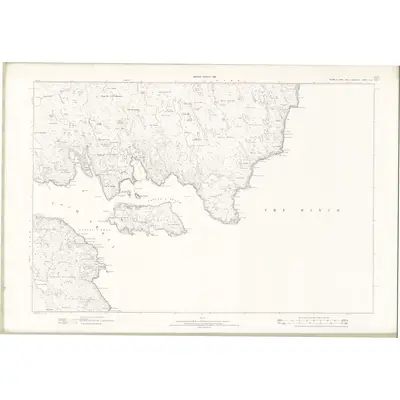 1895 Map of Ross and Cromarty - Isle of Lewis Sheet XLIII, 1899 Print