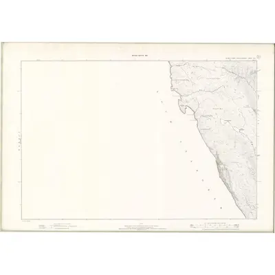 1896 Map of Ross and Cromarty - Isle of Lewis Sheet XLIV, 1899 Print