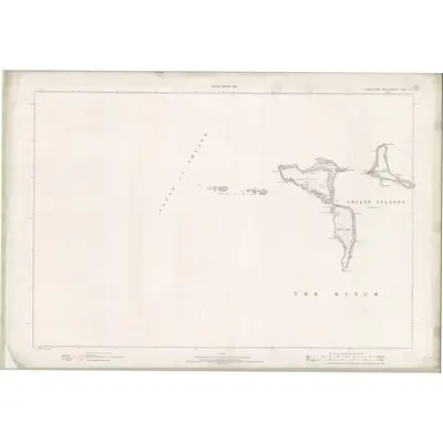 1895 Map of Ross and Cromarty - Isle of Lewis Sheet XLIX, 1899 Print