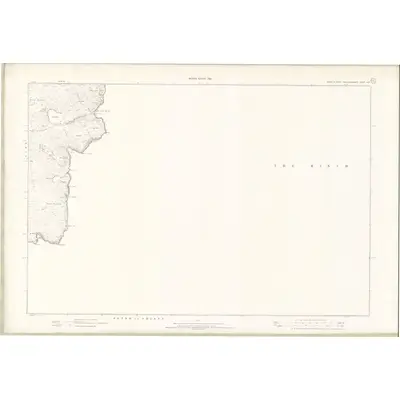 1896 Map of Ross and Cromarty - Isle of Lewis Sheet XLVI, 1899 Print