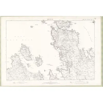 1895 Map of Ross and Cromarty - Isle of Lewis Sheet XVII, 1898 Print