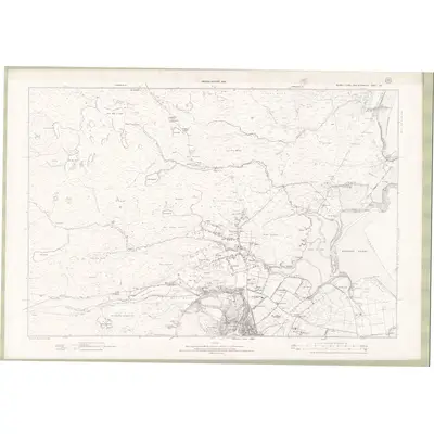 1895 Map of Ross and Cromarty - Isle of Lewis Sheet XX, 1898 Print