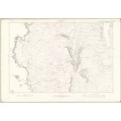1895 Map of Ross and Cromarty - Isle of Lewis Sheet XXIX, 1899 Print