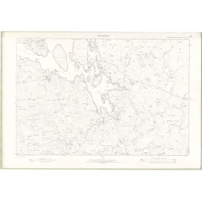 1895 Map of Ross and Cromarty - Isle of Lewis Sheet XXV, 1898 Print