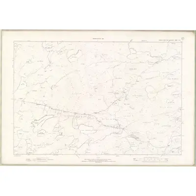 1895 Map of Ross and Cromarty - Isle of Lewis Sheet XXVI, 1899 Print