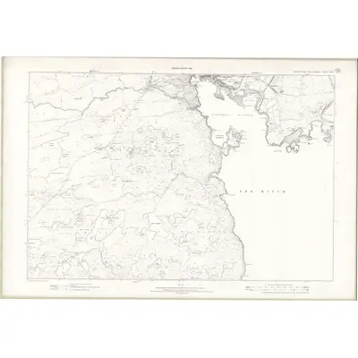 1895 Map of Ross and Cromarty - Isle of Lewis Sheet XXVII, 1899 Print