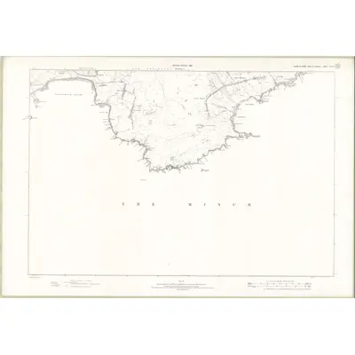 1895 Map of Ross and Cromarty - Isle of Lewis Sheet XXVIII, 1899 Print