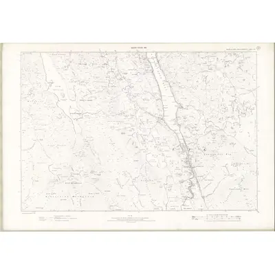 1895 Map of Ross and Cromarty - Isle of Lewis Sheet XXX, 1899 Print