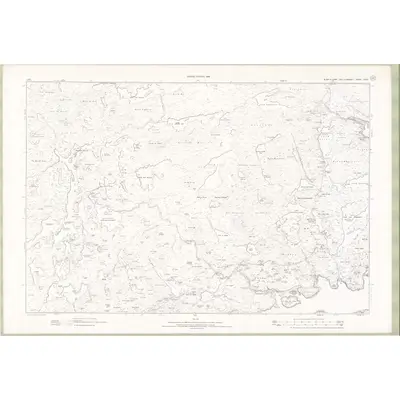1895 Map of Ross and Cromarty - Isle of Lewis Sheet XXXII, 1899 Print