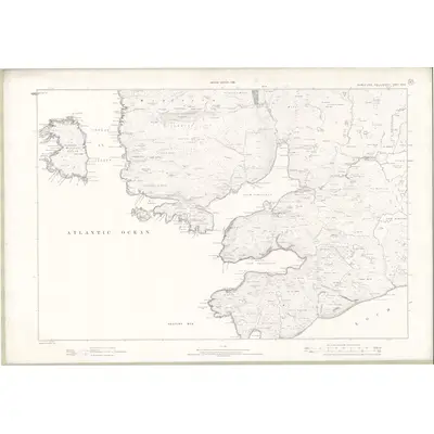 1895 Map of Ross and Cromarty - Isle of Lewis Sheet XXXIV, 1898 Print