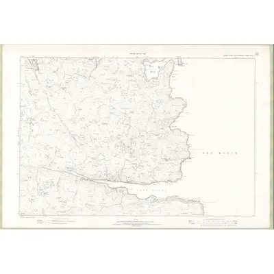 1895 Map of Ross and Cromarty - Isle of Lewis Sheet XXXVIII, 1899 Print