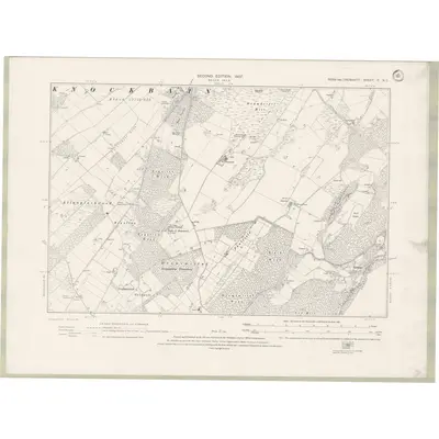 1904 Map of Ross and Cromarty Sheet C.NE, 1907 Print