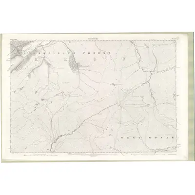 1902 Map of Ross and Cromarty Sheet CV, 1905 Print