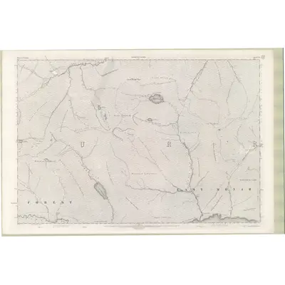 1902 Map of Ross and Cromarty Sheet CVI, 1904 Print