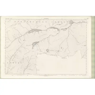 1902 Map of Ross and Cromarty Sheet CVII, 1905 Print