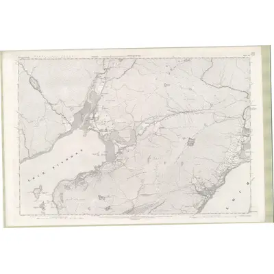 1902 Map of Ross and Cromarty Sheet CX, 1905 Print