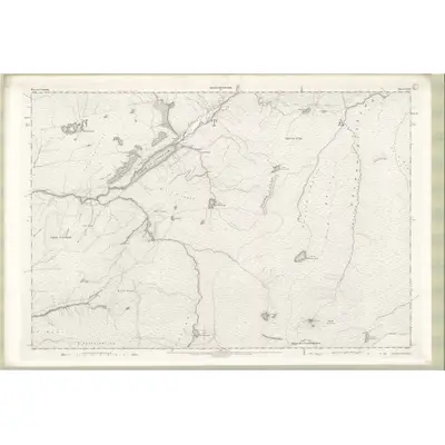 1902 Map of Ross and Cromarty Sheet CXXV, 1904 Print