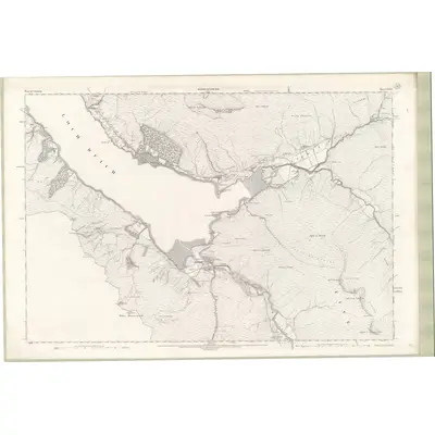 1902 Map of Ross and Cromarty Sheet CXXVIII, 1904 Print