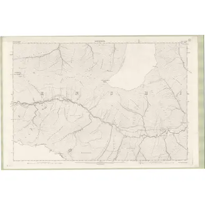 1901 Map of Ross and Cromarty Sheet CXXXII, 1905 Print