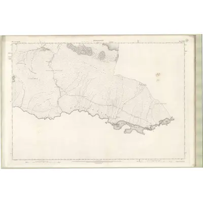 1901 Map of Ross and Cromarty Sheet CXXXV, 1904 Print