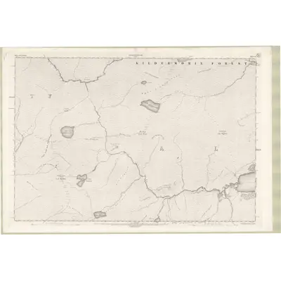 1902 Map of Ross and Cromarty Sheet LI, 1905 Print
