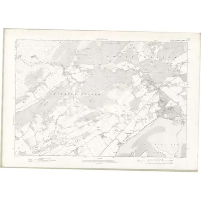 1904 Map of Ross and Cromarty Sheet LIV, 1907 Print