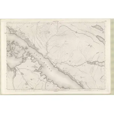 1902 Map of Ross and Cromarty Sheet LVIII, 1905 Print