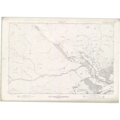 1902 Map of Ross and Cromarty Sheet LXIV, 1907 Print
