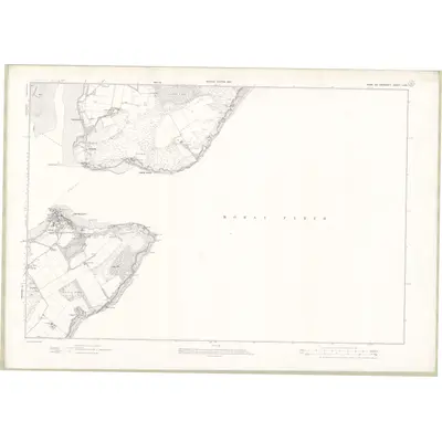 1904 Map of Ross and Cromarty Sheet LXVII, 1907 Print