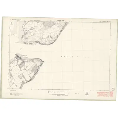1938 Map of Ross and Cromarty Sheet LXVII, 1949 Print