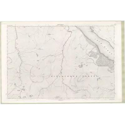 1902 Map of Ross and Cromarty Sheet LXX, 1905 Print