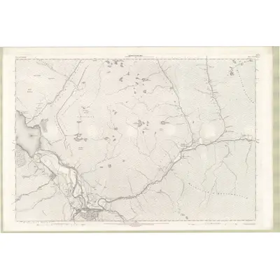 1902 Map of Ross and Cromarty Sheet LXXI, 1905 Print