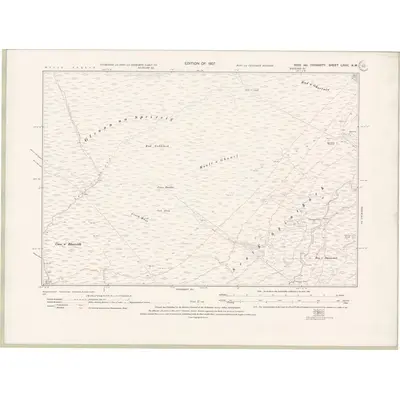 1904 Map of Ross and Cromarty Sheet LXXVI.NW, 1931 Print