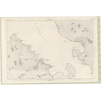 1902 Map of Ross and Cromarty Sheet LXXX, 1905 Print